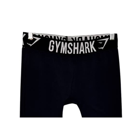 Gymshark Black Ankle Length Leggings Joggers Workout - Picture 2 of 5